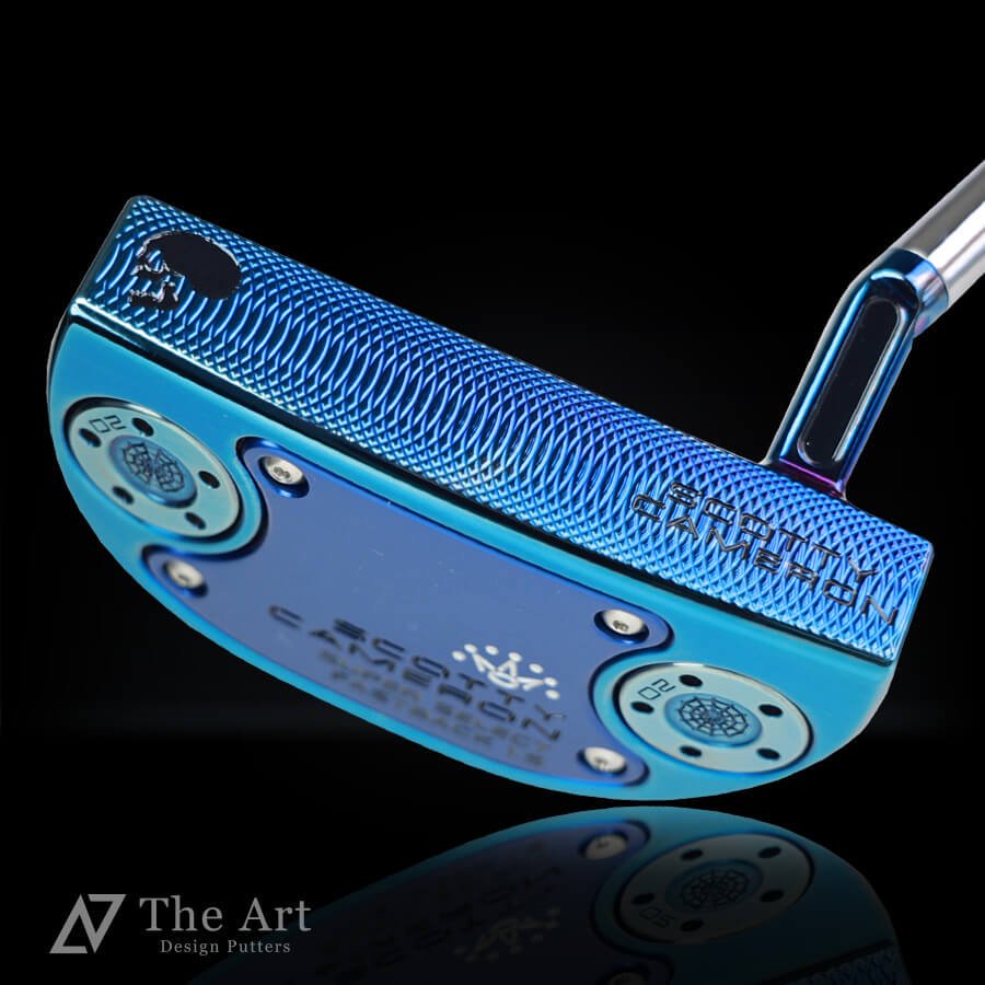 スコッティキャメロン (SCOTTY CAMERON) 2023 スーパーセレクト ファストバック1.5 [Sideface Skull] M  ブルーパール 褐色（