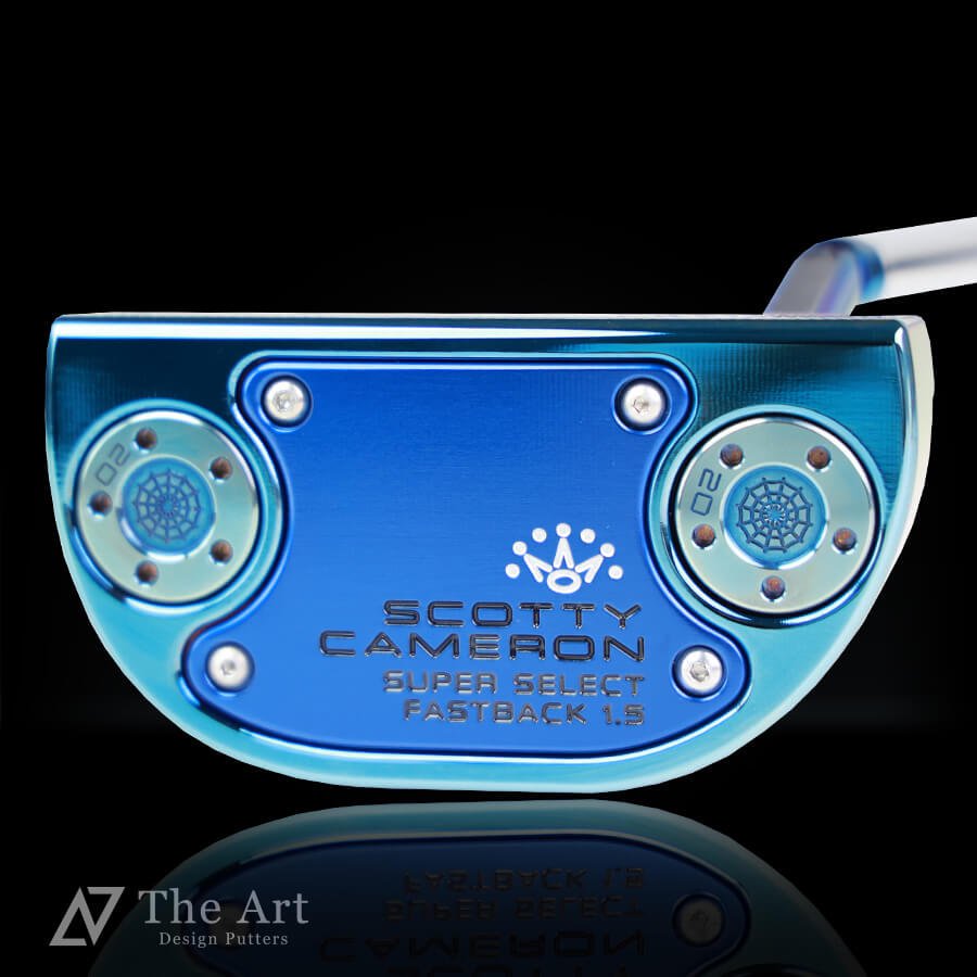 スコッティキャメロン (SCOTTY CAMERON) 2023 スーパーセレクト ファストバック1.5 [Sideface Skull] M  ブルーパール 褐色（