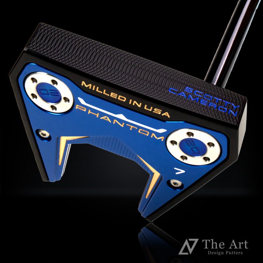 スコッティキャメロン (SCOTTY CAMERON) 2024 ファントムシリーズ ファントム7 Black & メタリック Blue シリーズ