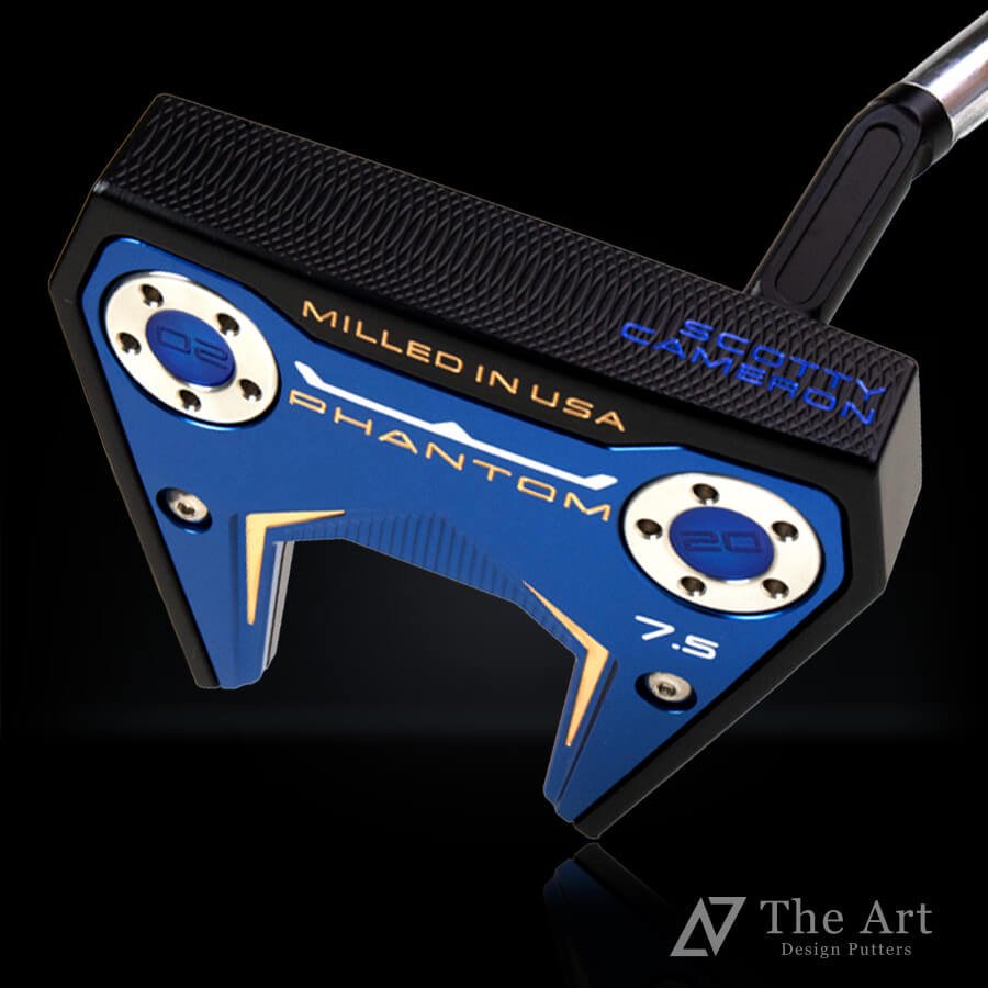 スコッティキャメロン (SCOTTY CAMERON) 2024 ファントムシリーズ ファントム7.5 Black & メタリック Blue シリーズ