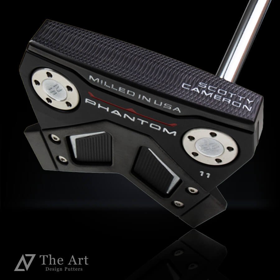 スコッティキャメロン (SCOTTY CAMERON) 2024 ファントムシリーズ ファントム11 ロングデザイン 38inch ダブルブラック &  Silver