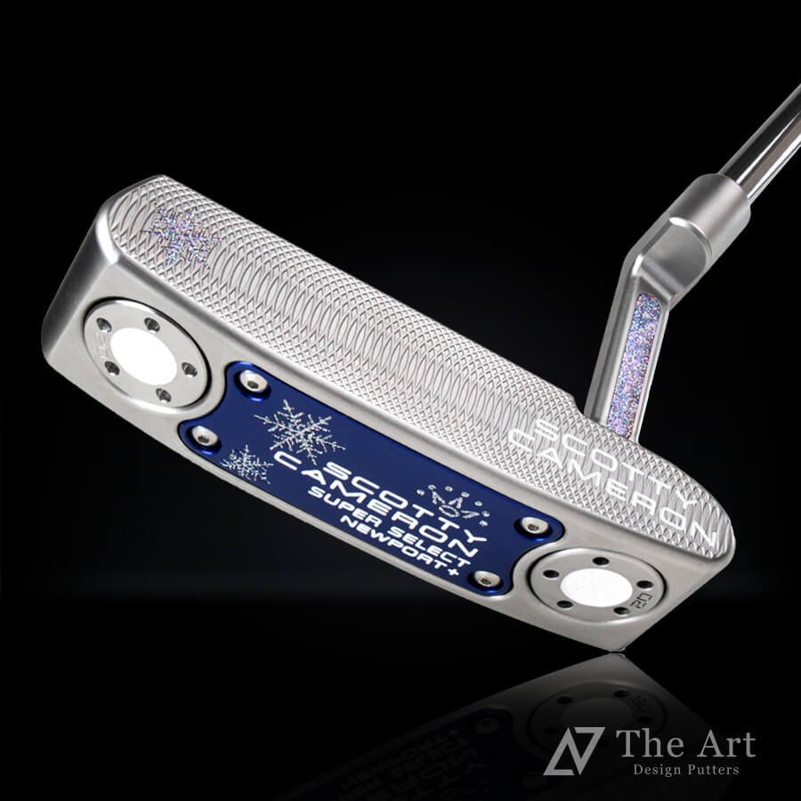 スコッティキャメロン (SCOTTY CAMERON) 2023 スーパーセレクト ニューポートプラス [Snowflake] ver.S+  シルバーラメ