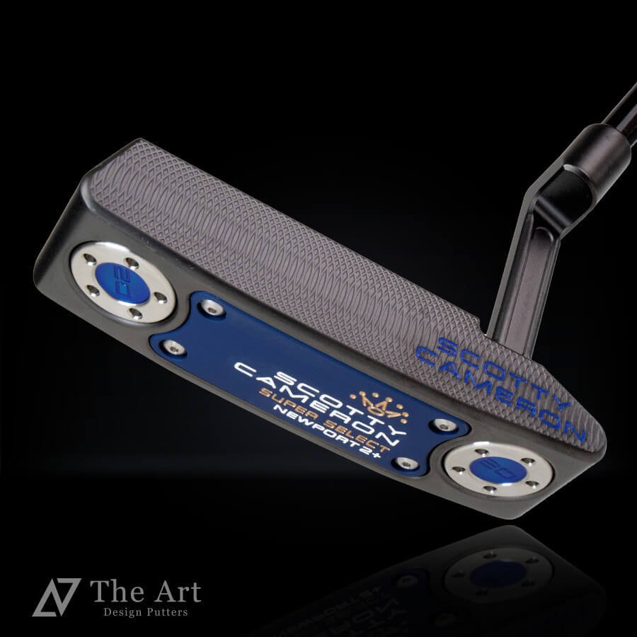 スコッティキャメロン (SCOTTY CAMERON) スーパーセレクト 2023 ニューポート2 プラス グロスブラック & Mat Blue