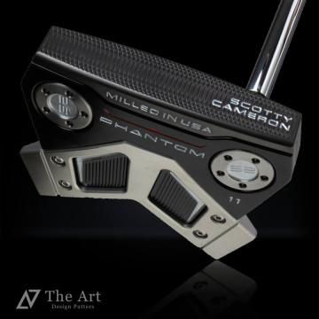 スコッティキャメロン (SCOTTY CAMERON) 2024 ファントムシリーズ ファントム11 ロングデザイン 38inch Black & Silver