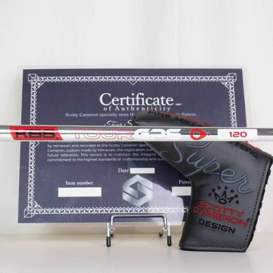 スコッティキャメロン スーパーセレクト 2023 ニューポート2 TS prototype ノンミルドフェイス バーティカルライン with KBS GPS シャフト