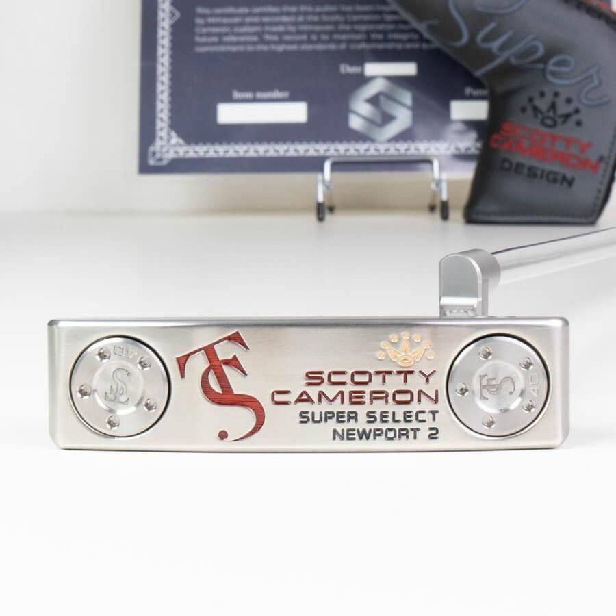 スコッティキャメロン スーパーセレクト 2023 ニューポート2 TS prototype ノンミルドフェイス バーティカルライン with KBS GPS シャフト
