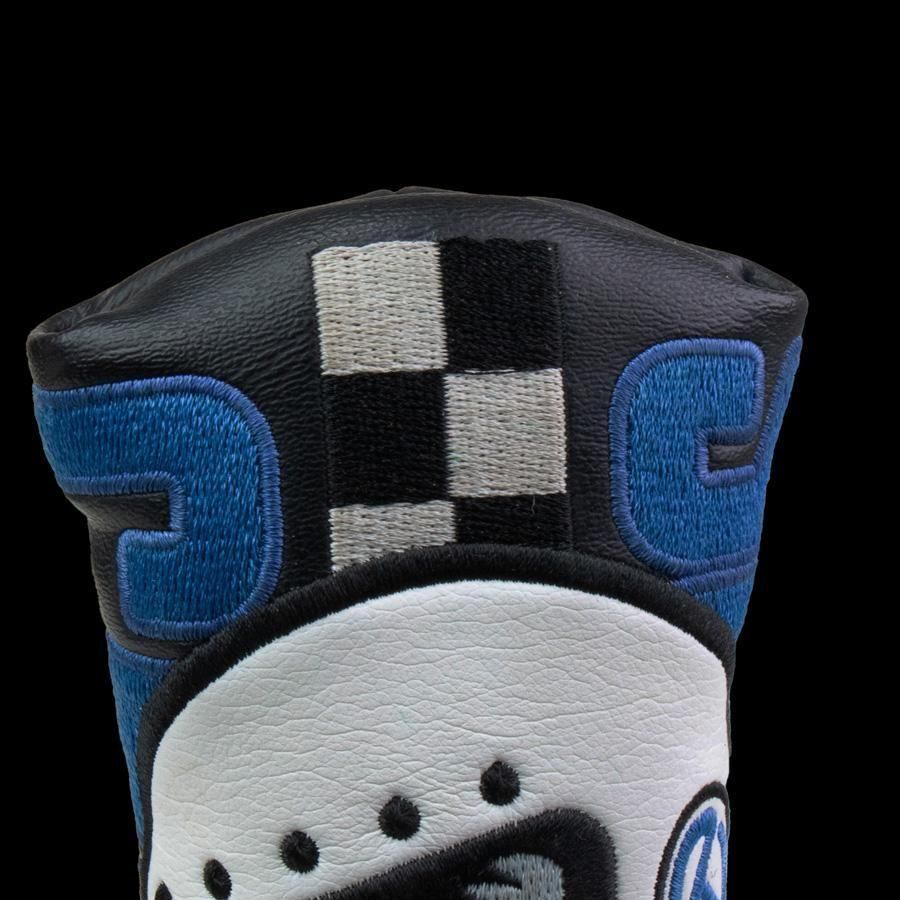 【USED】ジョニーレーサー サークルTヘッドカバー ブラック&ブルー