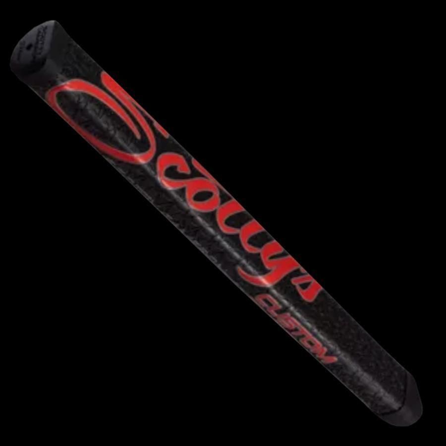 スコッティキャメロン パター グリップ パドル オーバーサイズ ブラック&レッド Paddle Grip