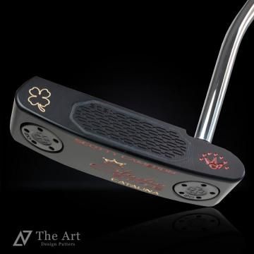 �����åƥ��������� (SCOTTY CAMERON) 2025 ���������������� ������� [Lucky Clover] M �����ȥ֥�å� Black & Gold