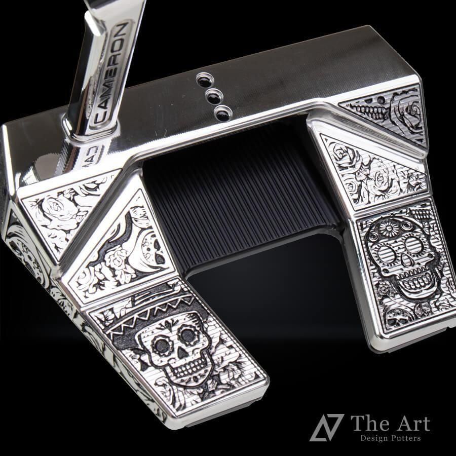 <img class='new_mark_img1' src='https://img.shop-pro.jp/img/new/icons52.gif' style='border:none;display:inline;margin:0px;padding:0px;width:auto;' />�����åƥ��������� �ե���ȥ�5.2 The Art Design POISON�إץ量��� [Mexican Skull] �Υ�ߥ�� Black & Silver