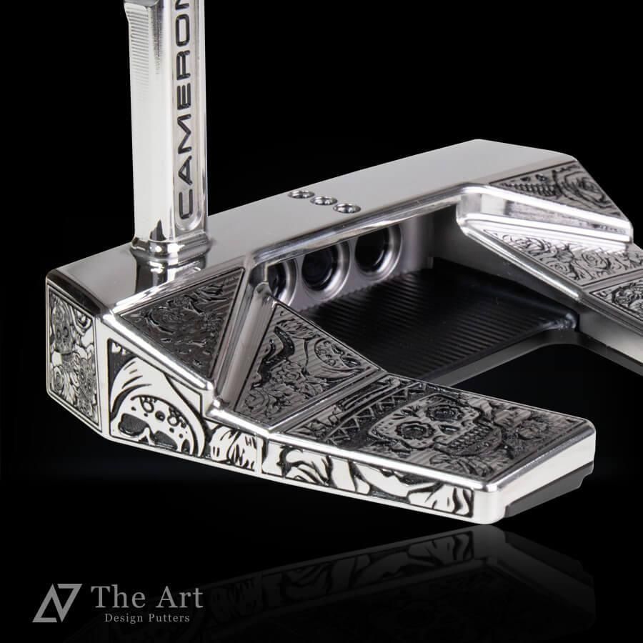 <img class='new_mark_img1' src='https://img.shop-pro.jp/img/new/icons52.gif' style='border:none;display:inline;margin:0px;padding:0px;width:auto;' />�����åƥ��������� �ե���ȥ�5.2 The Art Design POISON�إץ量��� [Mexican Skull] �Υ�ߥ�� Black & Silver