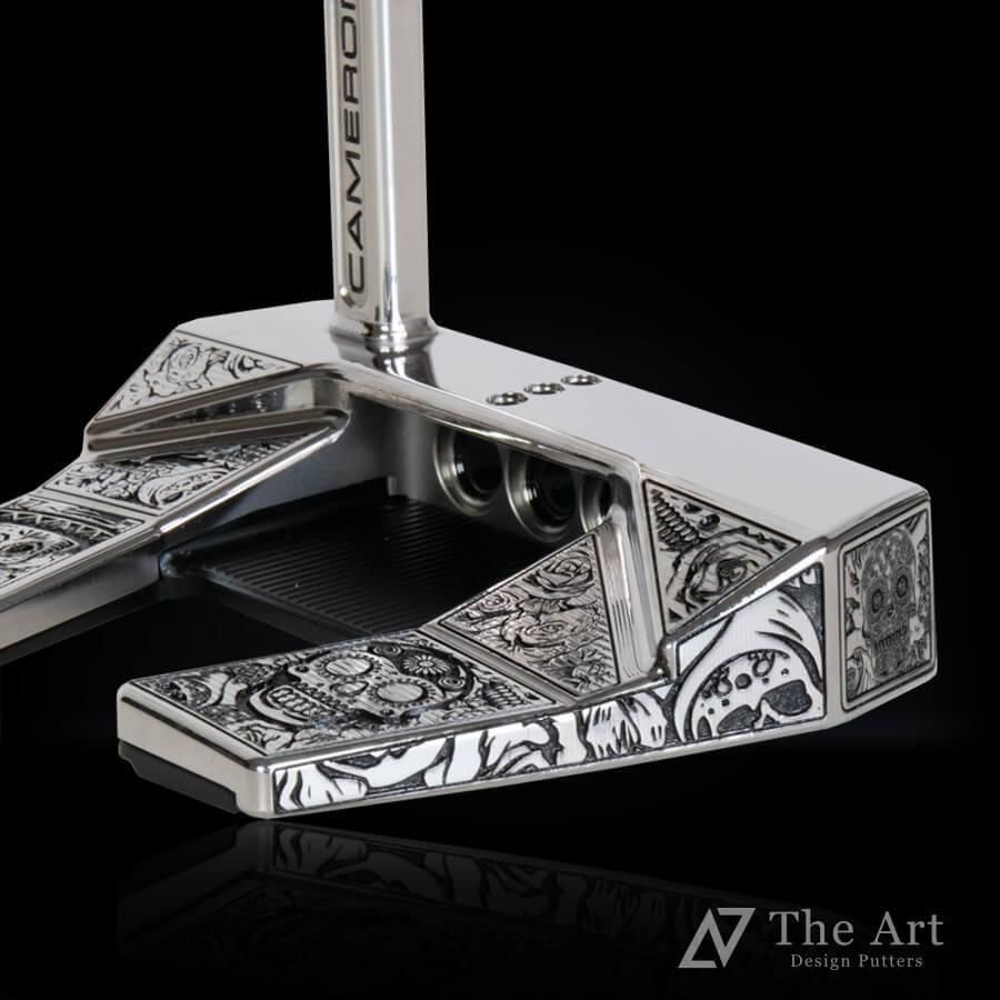 <img class='new_mark_img1' src='https://img.shop-pro.jp/img/new/icons52.gif' style='border:none;display:inline;margin:0px;padding:0px;width:auto;' />�����åƥ��������� �ե���ȥ�5.2 The Art Design POISON�إץ量��� [Mexican Skull] �Υ�ߥ�� Black & Silver