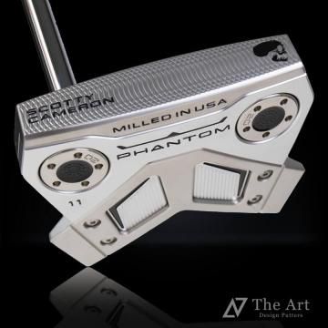 �����åƥ��������� (SCOTTY CAMERON) 2024 �ե���ȥॷ�꡼�� �ե���ȥ�11 [Sideface Skull] M Silver & Black ��եƥ���