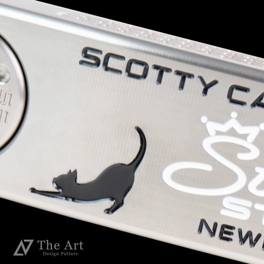 スコッティキャメロン110 黒 猫デザイン キャップ スコッティ