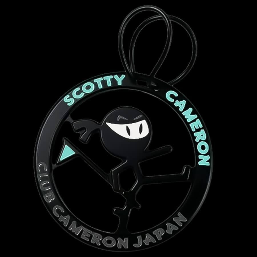 スコッティキャメロン　バッグタグ　ワサビ スコッティキャメロン バッグタグ 2021 ギャラリー限定 ワサビ忍者