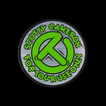 スコッティキャメロン サークルTステッカー 50mm×50mm グリーン