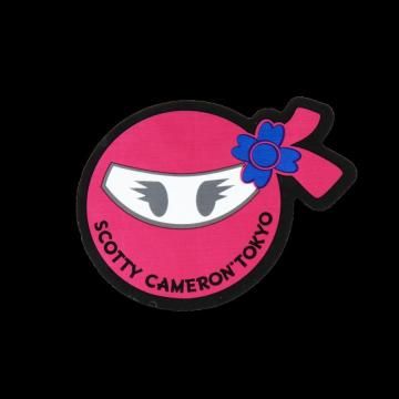 スコッティキャメロン サークルTステッカー 50mm×70mm ginger