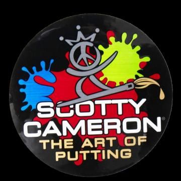 スコッティキャメロン サークルTステッカー 80mm×80mm