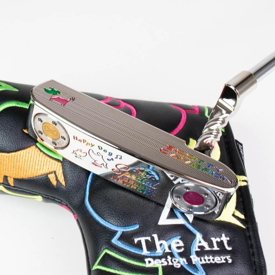 �����åƥ��������� (SCOTTY CAMERON) 2020 ���ڥ���륻�쥯�� �˥塼�ݡ���  [Happy Dog] ver.S ���㥤���å� �ĥ����ȥͥå� 3�ܥե�󥸥饤��