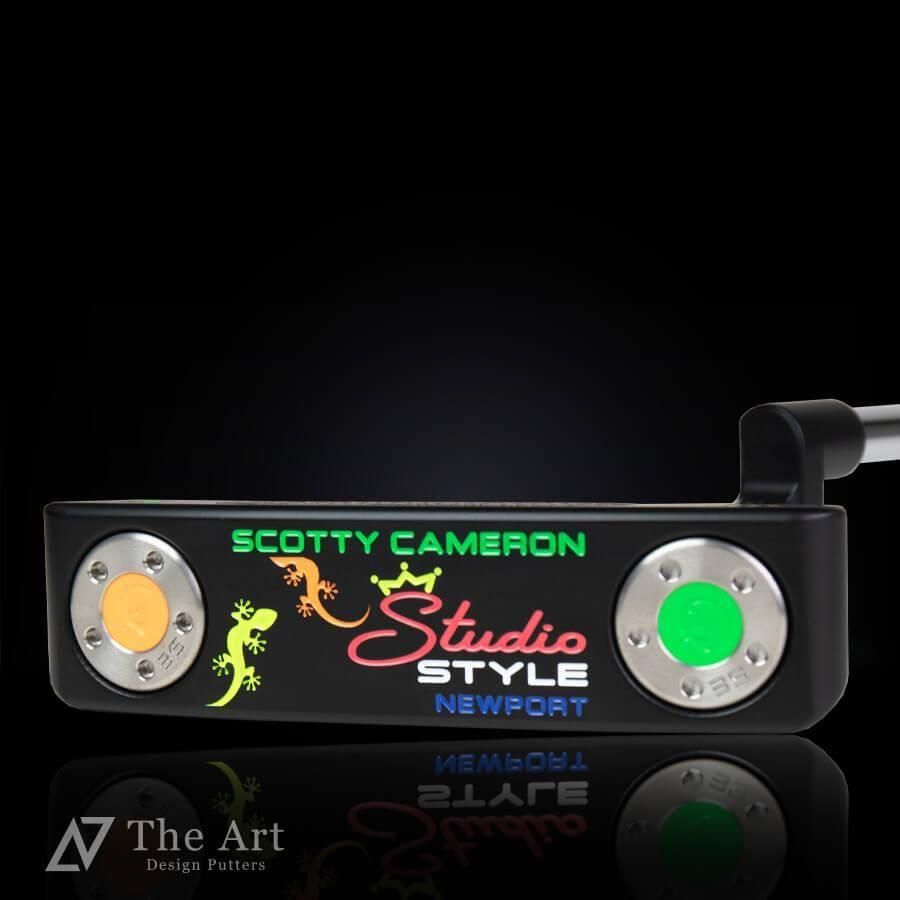 �ڼ����ġۥ����åƥ��������� (SCOTTY CAMERON) 2025 ���������������� �˥塼�ݡ��� [Lucky Gecko] ver.S NEON COLOR �����ȥ֥�å��ե��˥å���