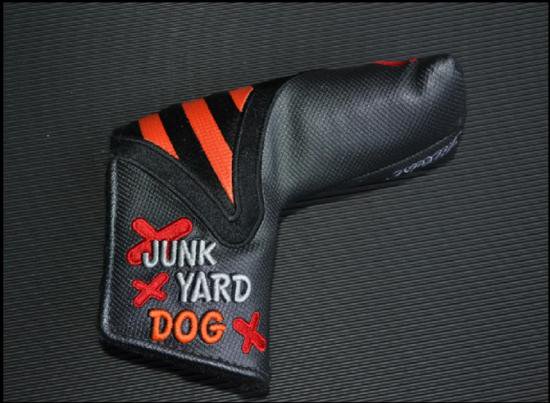  Cameron Custom Shop Orange Industrial Junk Yard Dog Putter Headcover