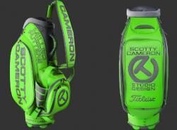 ��������100�� 2014 �����åƥ��������� MASTERS LIME GREEN STAFF BAG CIRCLE T TOUR NEW