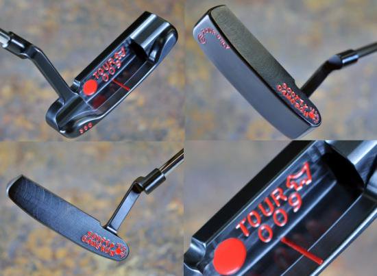 åƥ ĥѥ 009 Tour 350G Cherry Bomb Brushed Black with scotty dog and seven point crown