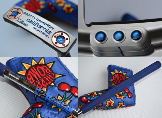 åƥ ѥ ȥ졼Blue Custom 25g scotty dog weights with Blue headcover