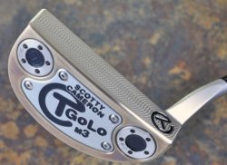 åƥ  Tour GoLo M3 chromatic bronze with 20g circle T sole weights and a circle sight dot.