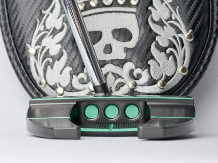 åƥ ѥ Futura X5R welded neck Straight shaft[ Monster Skull] The Art Black & Green