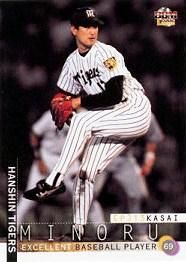 Yahoo!オークション - 阪神タイガース 13 葛西稔選手 2001年 実