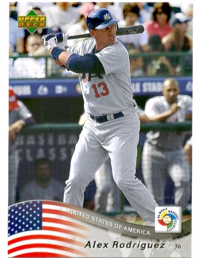 アレックス・ロドリゲス【2006 World Baseball Classic】UpperDeck2006WBC#5 -  野球カードのミッチェルトレーディング