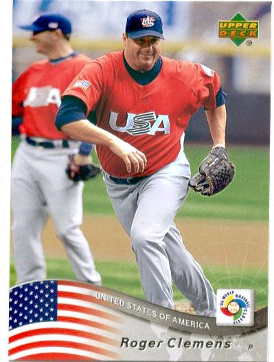 ロジャー・クレメンス【2006 World Baseball Classic】UpperDeck2006WBC#7 -  野球カードのミッチェルトレーディング