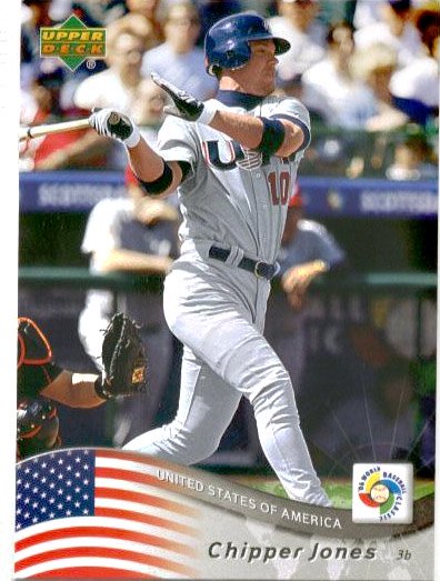 チッパー・ジョーンズ【2006 World Baseball Classic】UpperDeck2006WBC#9 - 野球カード のミッチェルトレーディング