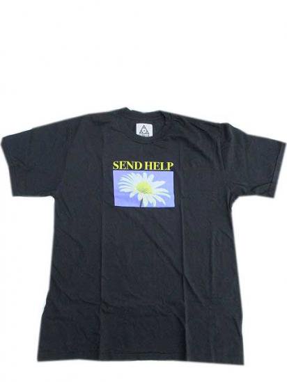 UNIFユニフ SEND HELP Tシャツ　black - 夜型大型セレクトショップ　AMERICAN DREAM名古屋