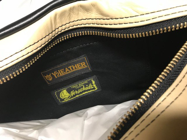 Y'2 LEATHERワイツーレザーホースハイドウエストバッグ HORSE HIDE