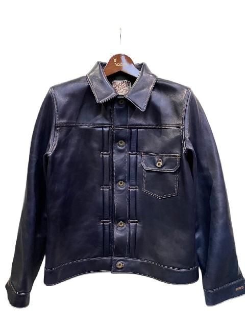 Y'2LEATHERワイツーレザーindigo horse Gジャン - 夜型大型セレクトショップ　AMERICAN DREAM名古屋