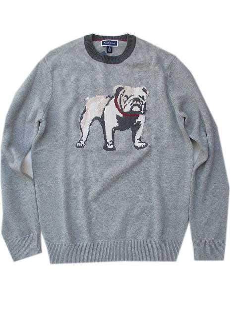 Club room shop bulldog sweater