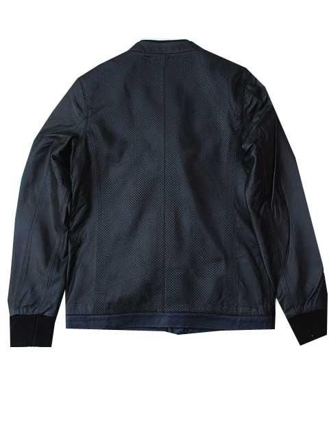 Daniel Won chester cardigan レザーカーデblack/navy- 夜型大型セレクトショップ　AMERICAN DREAM名古屋