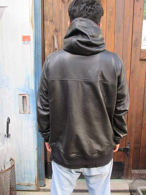 Y'2LEATHERワイツーレザーSTEER OIL HOODED PARKA blackSB-151- 夜型