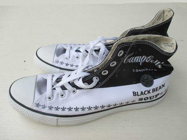 Converse andy sale warhol black