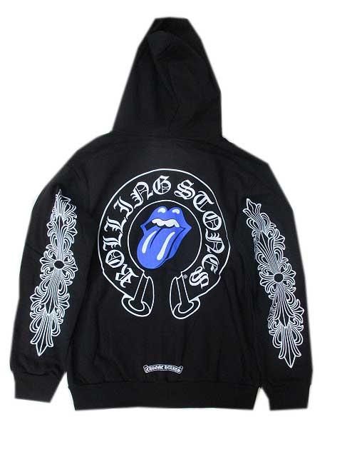 新品 CHROME HEARTS x Rolling Stones パーカー | vrealitybolivia.com