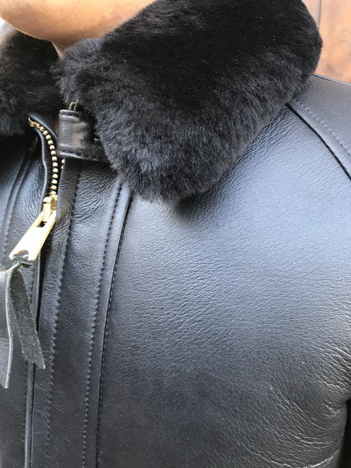 Y'2LEATHERワイツーレザーCOLOMAR MOUTON MOTORCYCLE JKT black コロ