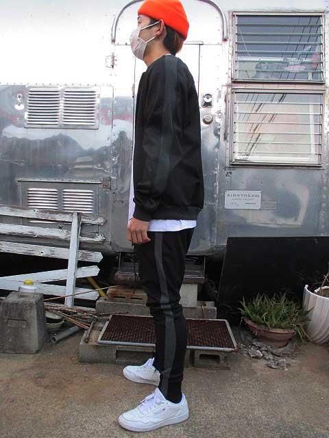 KOLLAR CLOTHING襟なしセットアップジャージ black- 夜型大型