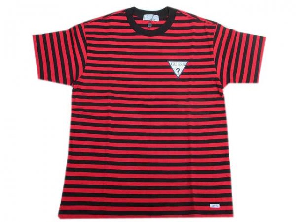 guess red tee