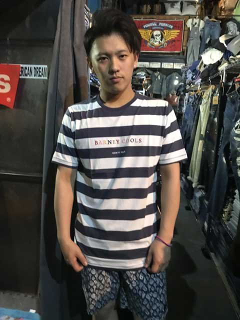 BARNEY COOLSバーニークールスRAINBOW BC Tシャツnavy - 夜型大型セレクトショップ　AMERICAN DREAM名古屋