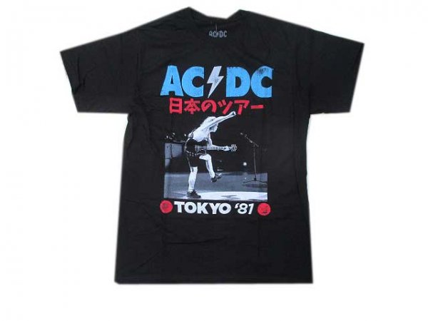 AC/DC日本ツアーTシャツ　black- 夜型大型セレクトショップ　AMERICAN DREAM名古屋