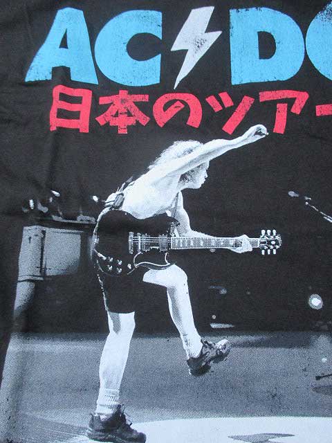 AC/DC日本ツアーTシャツ black- 夜型大型セレクトショップ AMERICAN