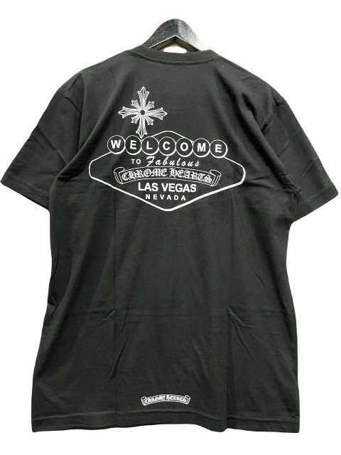 CHROME HEARTSクロムハーツ オリジナルボディーラスベガス限定モデルTシャツ　BLACK　- 夜型大型セレクトショップ　AMERICAN  DREAM名古屋
