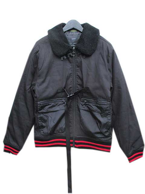 KONUSコーナスBuckle Sherpa MA2 Bomber black - 夜型大型セレクトショップ　AMERICAN DREAM名古屋